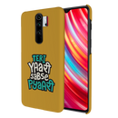 Teri Yari sabse pyari Printed Slim Cases and Cover for Redmi Note 8 Pro