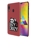 Lazy but crazy Printed Slim Cases and Cover for Galaxy A30