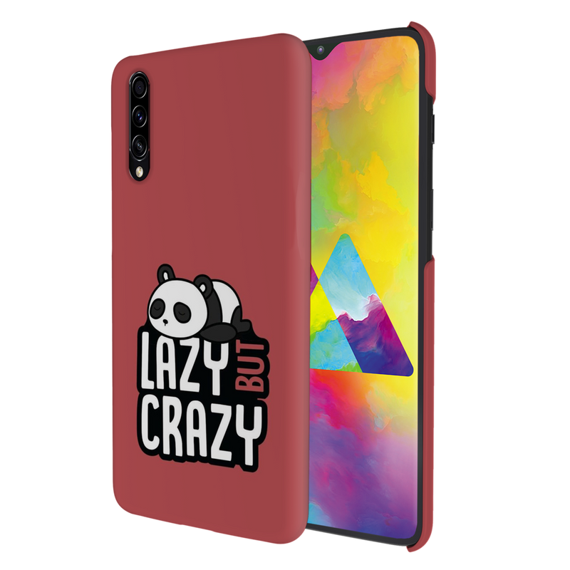Lazy but crazy Printed Slim Cases and Cover for Galaxy A50
