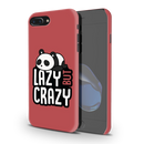 Lazy but crazy Printed Slim Cases and Cover for iPhone 7 Plus