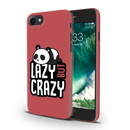Lazy but crazy Printed Slim Cases and Cover for iPhone 8