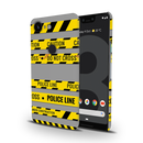 Police line Printed Slim Cases and Cover for Pixel 3 XL