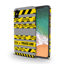Police line Printed Slim Cases and Cover for iPhone X