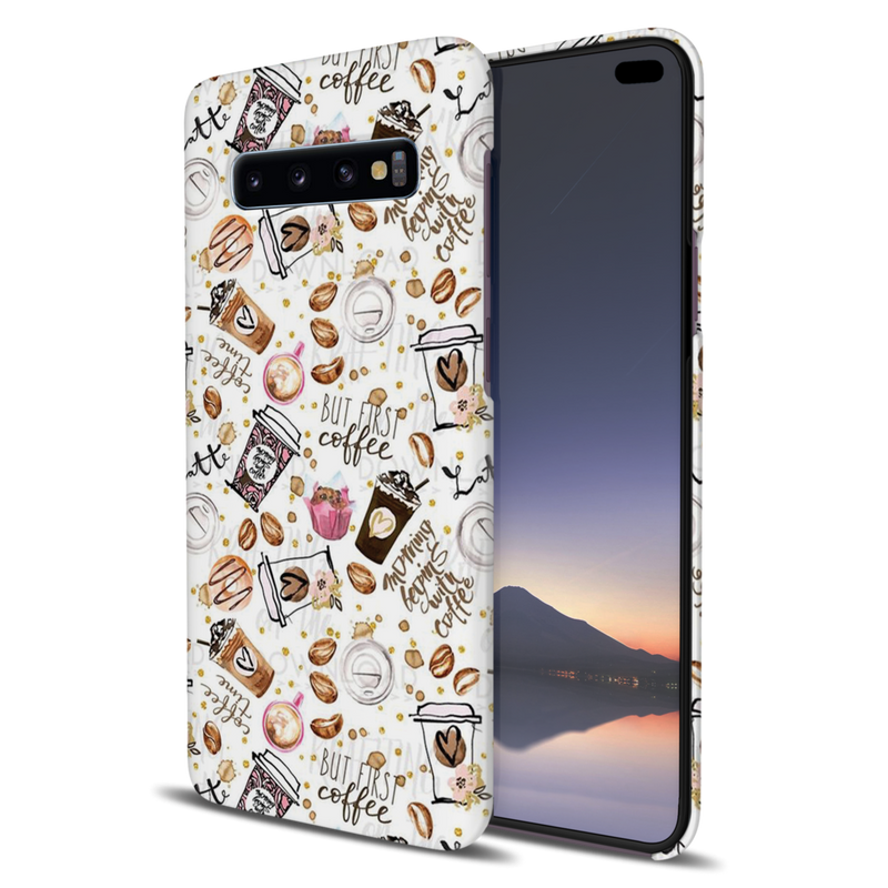 Coffee first Printed Slim Cases and Cover for Galaxy S10 Plus
