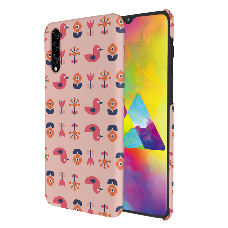 Duck and florals Printed Slim Cases and Cover for Galaxy A70