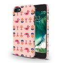 Duck and florals Printed Slim Cases and Cover for iPhone 8
