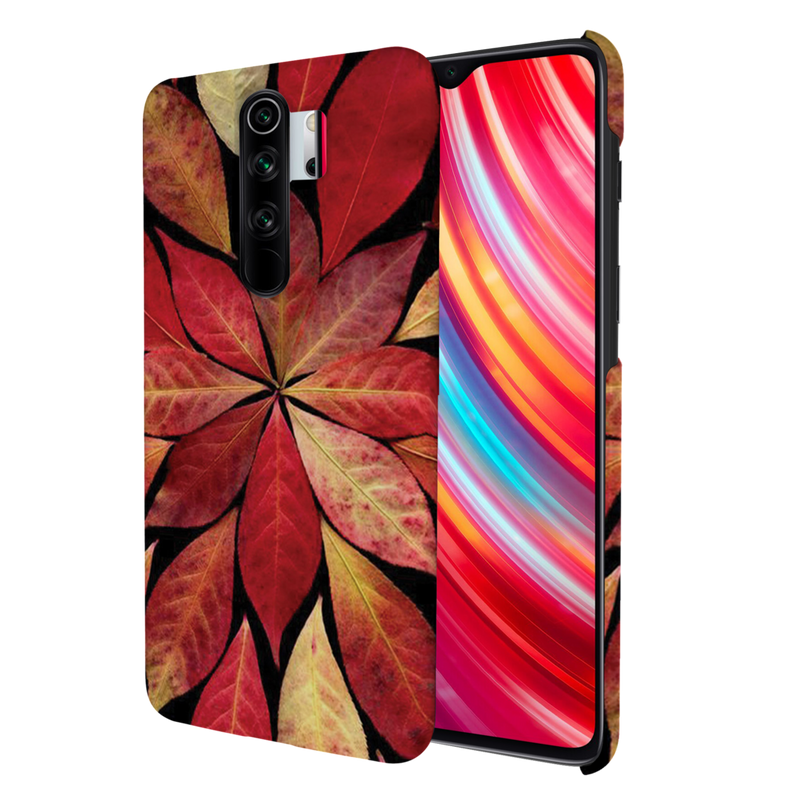 Red Leaf Printed Slim Cases and Cover for Redmi Note 8 Pro