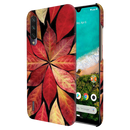 Red Leaf Printed Slim Cases and Cover for Redmi A3