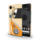 Yellow Volkswagon Printed Slim Cases and Cover for Pixel 3