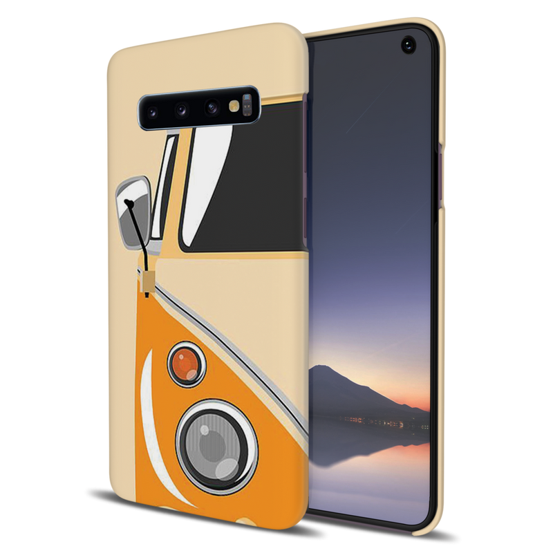 Yellow Volkswagon Printed Slim Cases and Cover for Galaxy S10 Plus