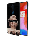 I Don't care Printed Slim Cases and Cover for OnePlus 7T Pro