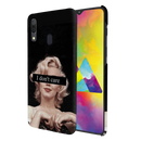 I Don't care Printed Slim Cases and Cover for Galaxy A20