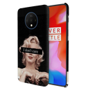 I Don't care Printed Slim Cases and Cover for OnePlus 7T
