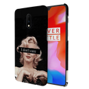 I Don't care Printed Slim Cases and Cover for OnePlus 7