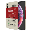 Kolkata ticket Printed Slim Cases and Cover for iPhone XS Max