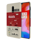 Kolkata ticket Printed Slim Cases and Cover for OnePlus 7