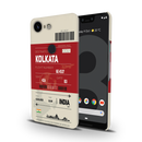 Kolkata ticket Printed Slim Cases and Cover for Pixel 3XL