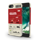 Kolkata ticket Printed Slim Cases and Cover for iPhone 8