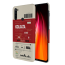 Kolkata ticket Printed Slim Cases and Cover for Redmi Note 8