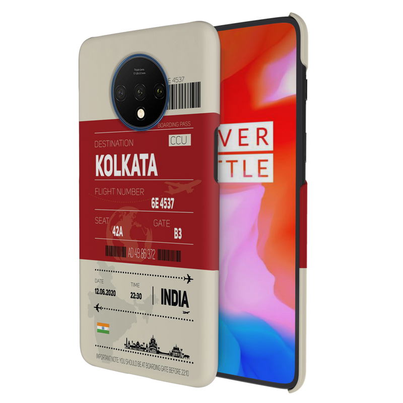 Kolkata ticket Printed Slim Cases and Cover for OnePlus 7T