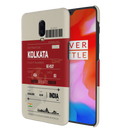 Kolkata ticket Printed Slim Cases and Cover for OnePlus 6T