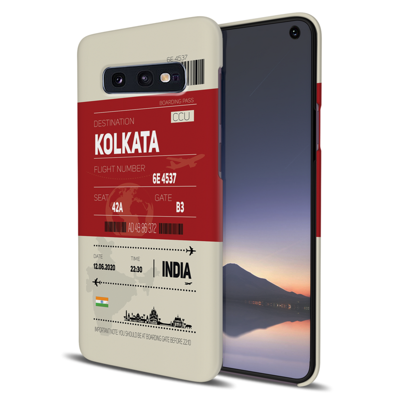 Kolkata ticket Printed Slim Cases and Cover for Galaxy S10E