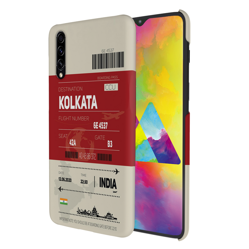 Kolkata ticket Printed Slim Cases and Cover for Galaxy A50