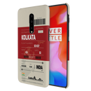 Kolkata ticket Printed Slim Cases and Cover for OnePlus 7 Pro