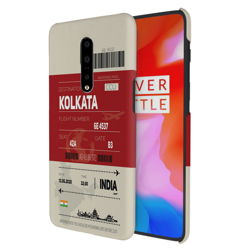 Kolkata ticket Printed Slim Cases and Cover for OnePlus 7 Pro