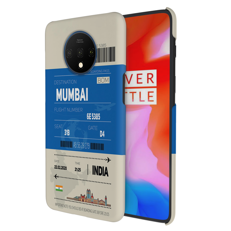 Mumbai ticket Printed Slim Cases and Cover for OnePlus 7T