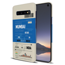 Mumbai ticket Printed Slim Cases and Cover for Galaxy S10