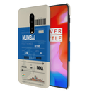 Mumbai ticket Printed Slim Cases and Cover for OnePlus 7 Pro