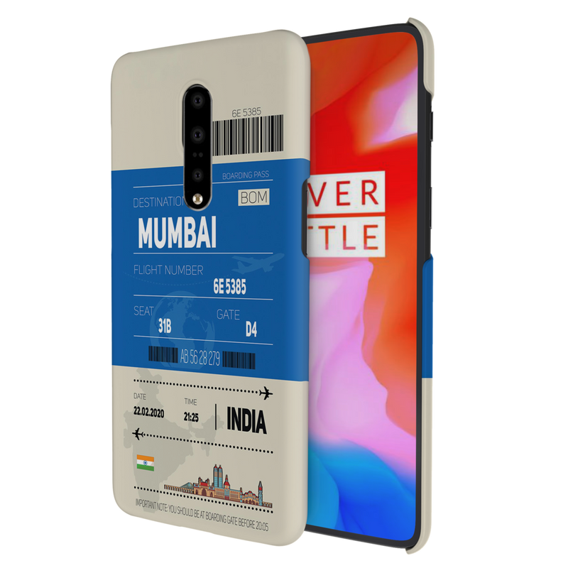 Mumbai ticket Printed Slim Cases and Cover for OnePlus 7 Pro