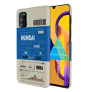 Mumbai ticket Printed Slim Cases and Cover for Galaxy M30S