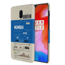 Mumbai ticket Printed Slim Cases and Cover for OnePlus 6T