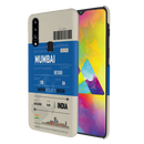Mumbai ticket Printed Slim Cases and Cover for Galaxy A20S