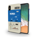 Mumbai ticket Printed Slim Cases and Cover for iPhone XS