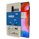 Mumbai ticket Printed Slim Cases and Cover for OnePlus 7