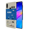 Mumbai ticket Printed Slim Cases and Cover for Redmi Note 7 Pro