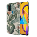 Green Leafs Printed Slim Cases and Cover for Galaxy M30S