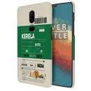 Kerala ticket Printed Slim Cases and Cover for OnePlus 6