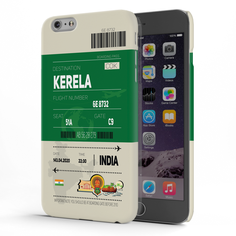 Kerala ticket Printed Slim Cases and Cover for iPhone 6 Plus