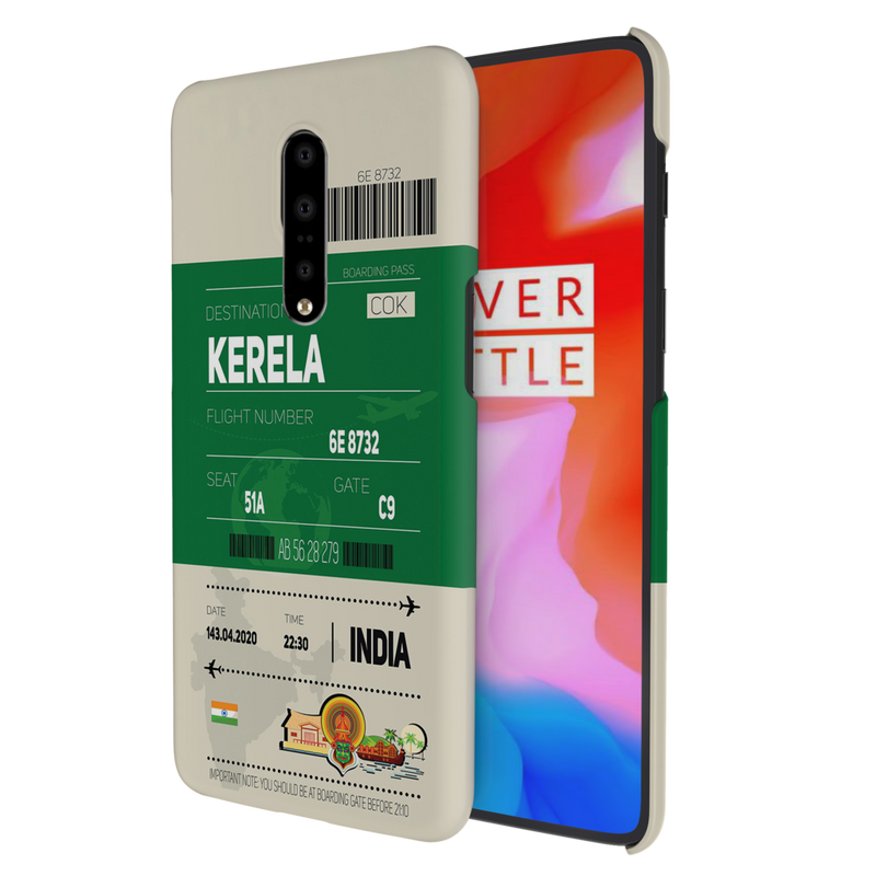 Kerala ticket Printed Slim Cases and Cover for OnePlus 7 Pro
