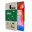 Kerala ticket Printed Slim Cases and Cover for OnePlus 6T