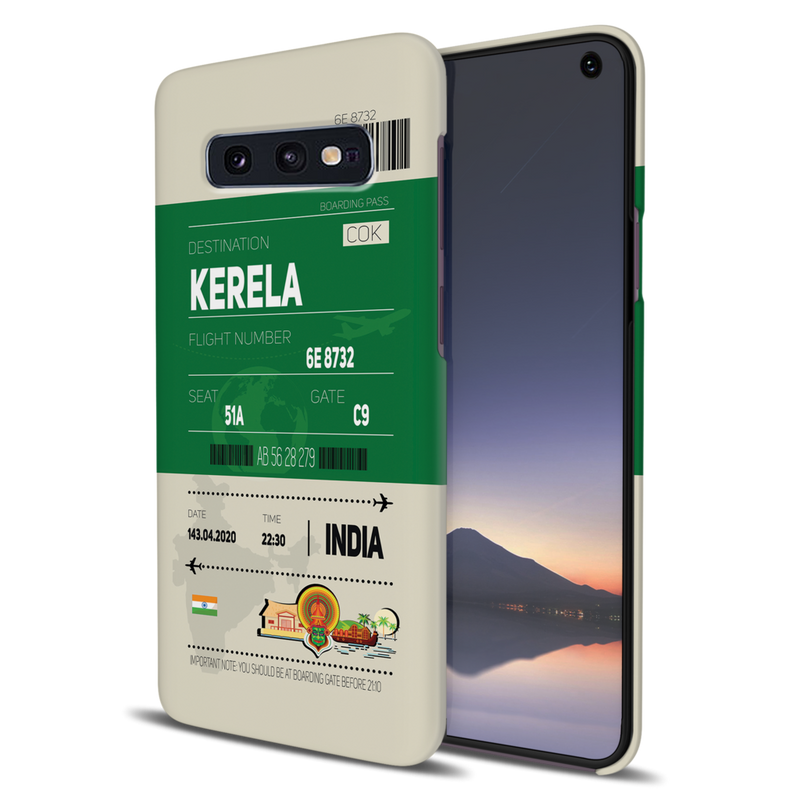 Kerala ticket Printed Slim Cases and Cover for Galaxy S10E