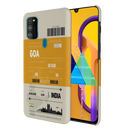 Goa ticket Printed Slim Cases and Cover for Galaxy M30S