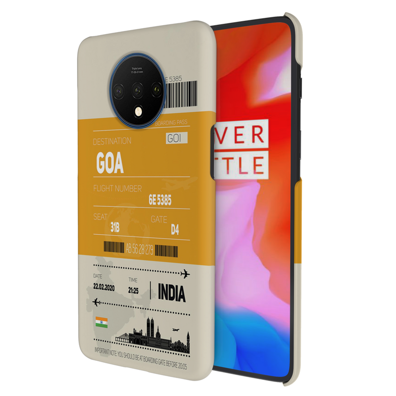 Goa ticket Printed Slim Cases and Cover for OnePlus 7T