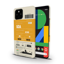 Goa ticket Printed Slim Cases and Cover for Pixel 4A