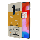 Goa ticket Printed Slim Cases and Cover for OnePlus 7T Pro