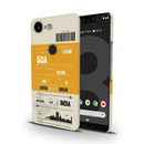 Goa ticket Printed Slim Cases and Cover for Pixel 3XL
